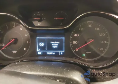 2017 Chevrolet Cruze Lt Auto из США, поврежденный, VIN 1G1BE5SM6H7272832